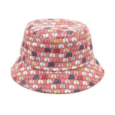 China Wholesale Formal Outdoor Sun Fisherman Warm Kids Printed Custom Bucket Hat for sale