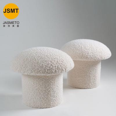 China FASHION round mushroom stool creative children's stool small living room models stockings wearing shoes snitch fabric for sale