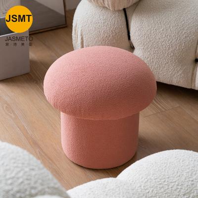 China SHAPE Light Luxury Adult Creative Sitting Stool Minimalist Sofa Pillar Personality Mushroom Round Stool Home Changing Shoes Low Stool for sale