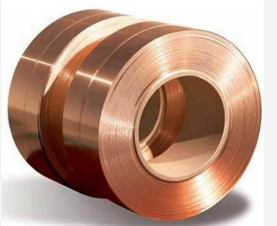 China Industry C1100 C1200 T2 Soft / Half Hard Pure Thin Copper Foil Strip / Strip In Reel for sale