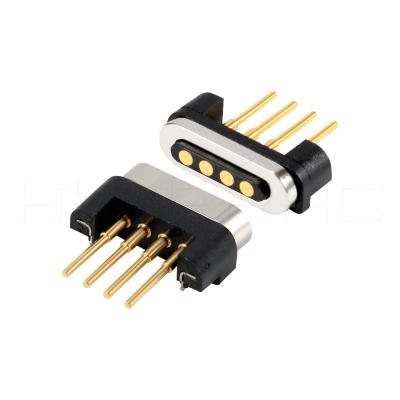 China Straight pin magnetic charger power charging and data transfer needle 4 male female connectors M411H HytePro for sale