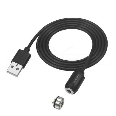 China Power Charging Vertical Pogo 2 Pin High Current Magnetic Detached USB Charging Cable for sale