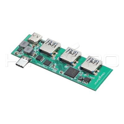 China PD OTG 4 Port Hub USB 3.0 C Male To USB A Female PCB Circuit Board Production for sale