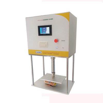 China Paper Bowl Compressibility Test Force Paper Corner Sample Compressive Strength Tester GX-YA-100 Axial Crusher Pressure Tester for sale