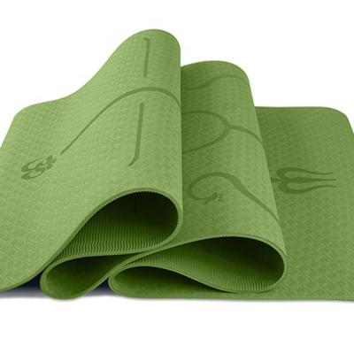 China Yoga Exercise Non Slip Tape Yoga Mat Eco Friendly Fitness Exercise Mat for sale