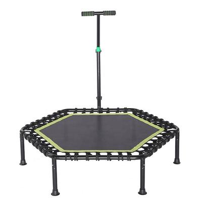 China Without Protective Net Home Trampoline Trampoline Adult Indoor Special Handrail Folding Jumping Bed Fitness Protective Net for sale