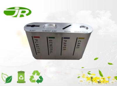 China Round Stainless Steel Waste Recycle Container , Paper Waste Bin for sale