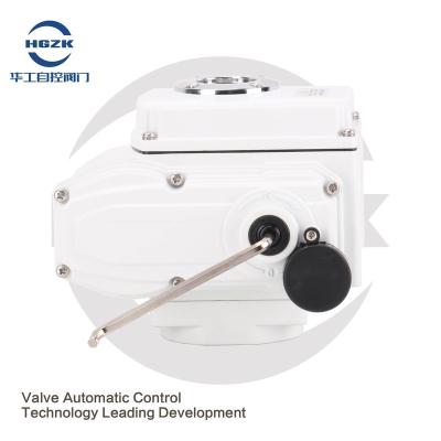 China HGZK 12V 24V general dc on/off type electric motorized electric actuator HGZK 90 degree control valve electronic control rotork for sale