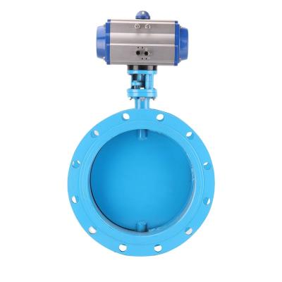 China General Manufacturer High Temperature Air Butterfly Valve Ventilation Pneumatic Pneumatic Butterfly Valve for sale