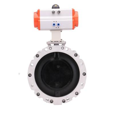 China Industry to Pneumatic Nodular Additive Dust Butterfly Valve Plate Powder Butterfly Valve Silo Valve for sale