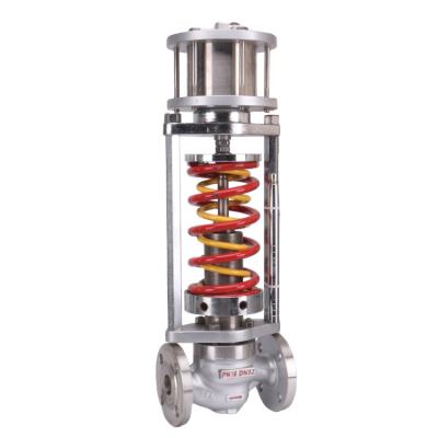 China DN25~DN300 General Valve Manufacturer Self Operated Stainless Steel Pressure Regulating Valve for sale