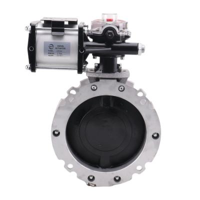 China V1fs Cement Mixing Station V2fs Dust Including Actuators Powder Pneumatic Butterfly Valve For Cement Powder Pneumatic Butterfly Valve For Cemen for sale