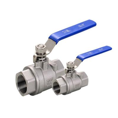 China Manual 304 4 Point 6 Point Stainless Steel Ball Valve Stainless Steel Ball Valve Screw Loop Household Water Pipe Two Piece Internal Switch for sale