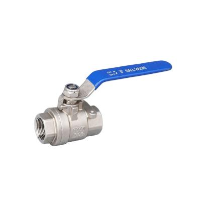 China Manual factory supply manual stainless steel ball valve two-piece threaded middle and heavy internal thread connection water for sale