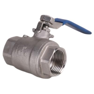 China General Aohoy 304 Stainless Steel 316L BSP NPT Pull Handle 2pc Female Thread Ball Valve For Water for sale