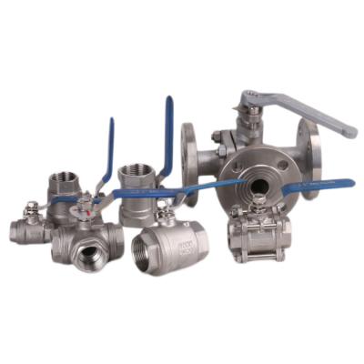 China 304/316 Stainless Steel General METEC DN15-DN100 CF8M 2PC 1000 Ball Valves Weight NPT Male Female Threaded Ball Valve for sale