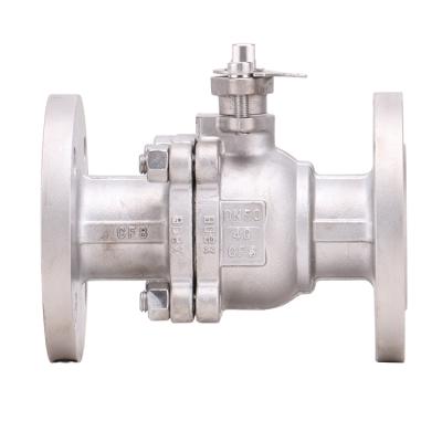 China Stainless Steel Steam Heat Conduction Oil Air Gas Air Gas Stainless Steel Flange High Temperature High Pressure Ball Valve for sale