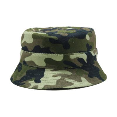 China High Quality Manufacturer Of Character Fisherman Bucket Hat Camouflage Color Army Bucket Hat for sale