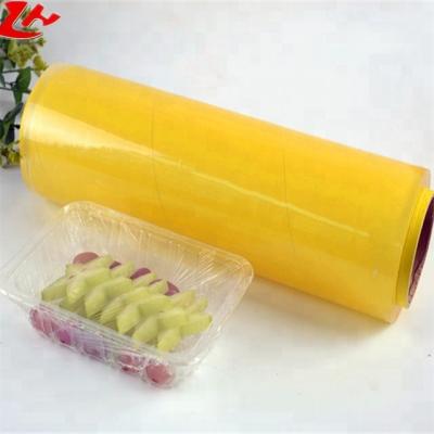 China Plastic Wrap Food Grade Moisture Proof PVC Cling Film for sale