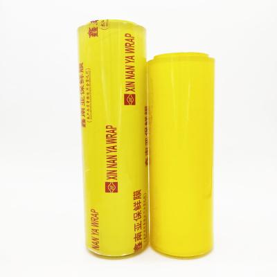 China Moisture Proof Accept Custom Order Food Grade PVC Food Wrap Plastic Cling Film for sale