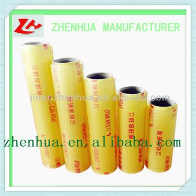 China Adhesive food packaging plastic wrap, thick layer for sale