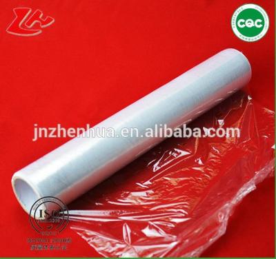 China Water soluble clear plastic PE stretch film for pallet luggage wraping packaging for sale