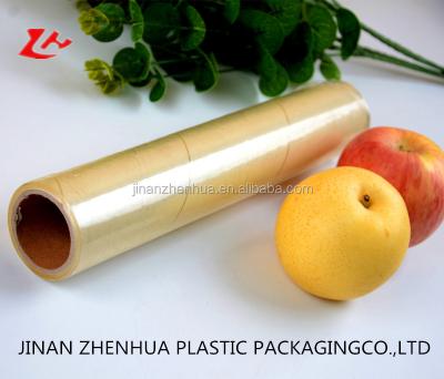 China Silicone PVC Moisture Proof Fresh Keeping Stretch Film For Food Wrap With Slide Cutter for sale