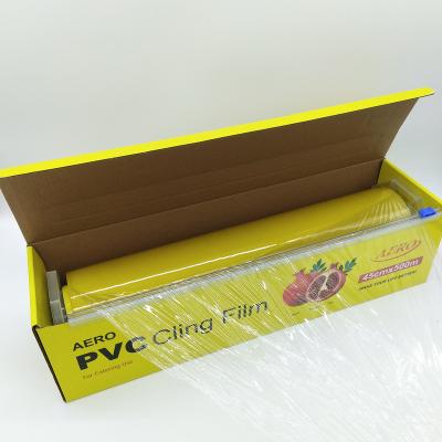 China PVC Cling Film For Food Wrap High Quality Transparent Food Packaging Film PVC Cling Film for sale