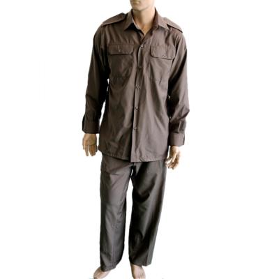 China Camisa de trabajo uniforme de entrenamiento militar de estilo casual lavable en máquina en venta