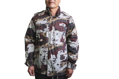 China Camouflage Polyester / Cotton M65 Military Jacket Customizable For Saudi Army for sale