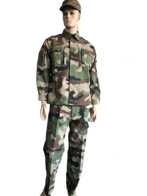 China F2 Stijl TC 65/35 Ripstop Franse militaire uniform set camouflagekleding Te koop