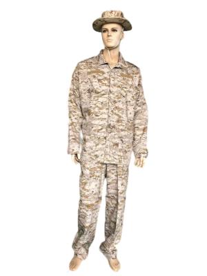 China 50 / 50 Nylon katoenen stof ACU Militair Uniform Set Voor het Saoedische leger 200gm Te koop