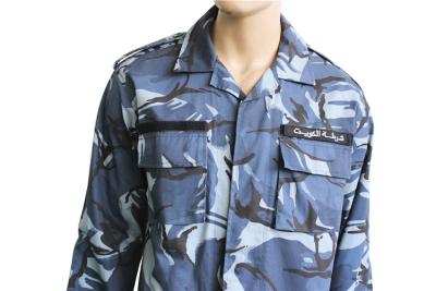 China Camouflage Kuwait BDU Military Uniform Polyester Cotton Fabric Waterproof For Army for sale