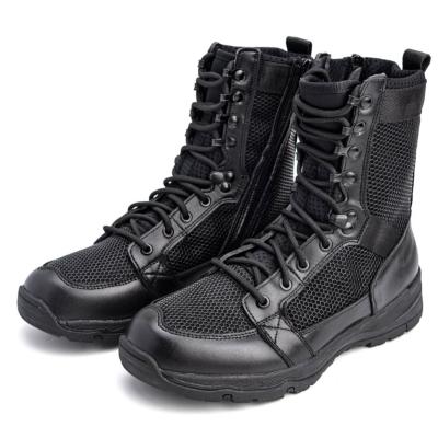 China Black Marine Military Boots Ultra Light Combat Tactical Boots For Men for sale