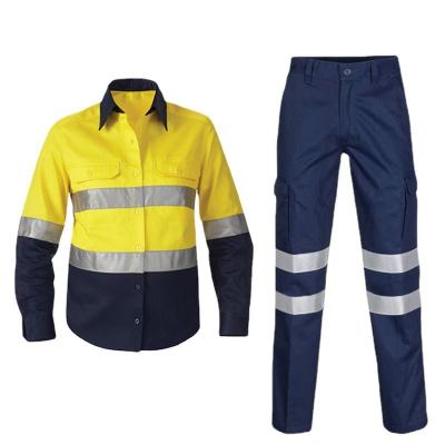 China Reflective Strips Workwear Uniform For Construction Sites, Railway Docks Labor Protection for sale