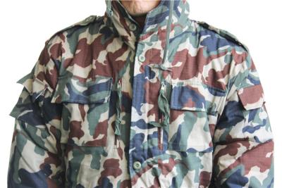 China Winter M65 Camouflage Military Jacket Windproof Waterproof For Nepal Army for sale