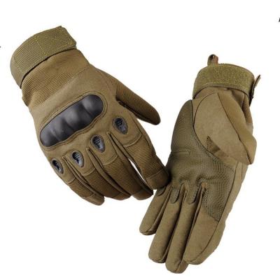 China Full Finger Combat Tactical Gloves Khaki Outdoor Hiking Sport Hunting Training Cycling for sale