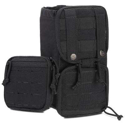 China Laser Storage Drawstring Tactical Magazine Bag With Adjustable Waist Belt And Waist Bag for sale