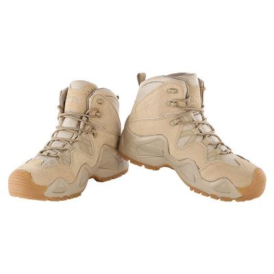 China Mensen Mid Top Militaire Wandelschoenen Ademhalend Voor Outdoor Sport Te koop