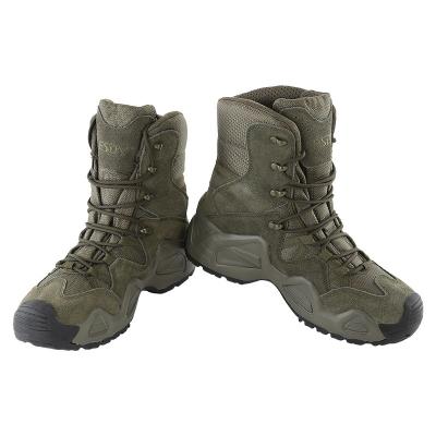 China High Top Military Cow Leather Boots For Both Men And Women Outdoor Sports Hiking for sale