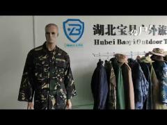 BDU military clothing