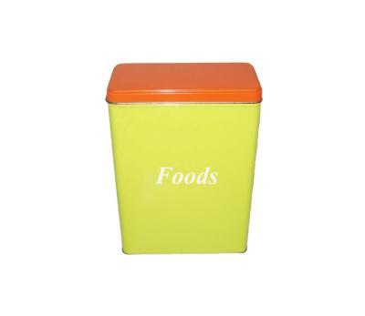 China Best Foods Factory Quality Rectangular 8oz Custom 10 35.2 oz Food Grade Tin Cans Storage Boxes for sale