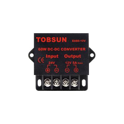 China Automotives 24V Vehicle Power Supply Down 12V 5A LED Display Power DC Power Supply DC-DC Converter Module for sale