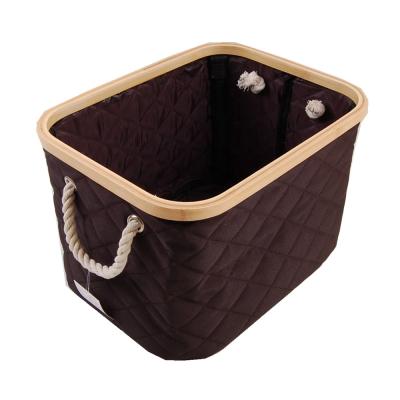 China Sundayhome Eco-Friendly Sustainable Toy Storage Fabric Basket Kids Storage Basket for sale