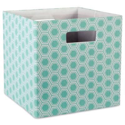 China Viable Most Popular High Quality Square Fabric Storage Box Foldable For Cloth Organizer for sale