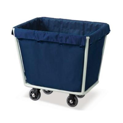 China Large Size Canvas Laundry Truck Hotel Storage Cart Laundry Cart for sale