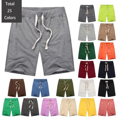 China Viable Custom Cotton Bermuda Big Size Men's Summer Workout Running Gym Shorts Pants OEM Sweat Wholesale for sale