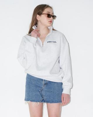 China StreetWear Breathable Women Plus Size Half Zipper Oversized Sweatshirt Fashionable for sale