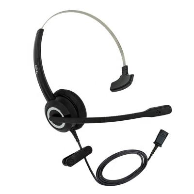 China Hearing Protection Call Center Telephone Headset with Microphone Noise Cancellation for sale