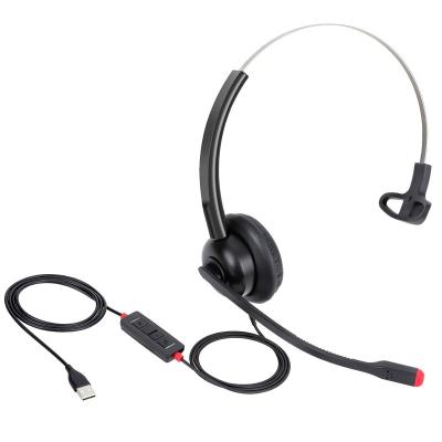 China Hearing Protection Factory Direct Sales Clear Sound Earphones Phone Call Center Usb Headset for sale